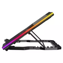 RAMPAGE nešiojamojo kompiuterio aušinimo padas su RGB apšvietimu