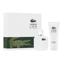 Rinkinys Lacoste L.12.12 Blanc vyrams: tualetinis vanduo EDT, 50 ml + dušo gelis, 100 ml