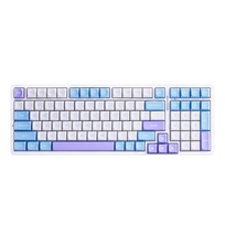ATK Gear A98 PRO Cherry MX2A RGB Tyli belaidė mechaninė klaviatūra, Balta