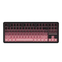 ATK Gear A87 PRO Tai Chi V2, belaidė mechaninė klaviatūra, RGB, Juoda / Rožinė
