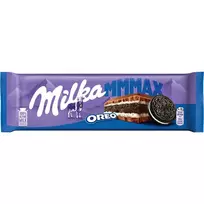 Šokoladas su kakaviniais sausainiais ir vanilės skonio kreminiu įdaru MILKA, 300 g