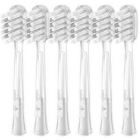 Laifen Replacement head for toothbrush 2.0 Gum Care Transparent - 6 pcs