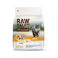 Sausas maistas katėms | Raw Paleo Adult Cat su kalakutiena ir vištiena, 250 g