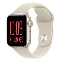 Apple Watch SE 3 GPS + Cellular 40mm Starlight Aluminium Case with Sand Sport Band - M/L | MJLE4ZR/A | 0195951260471