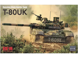 Rye Field Model - Russian T-80UK Main Battle tank, 1/35, RFM-5115