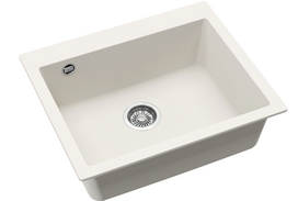Virtuvės plautuvė HELIKA Simplex SQS101-710W, balta