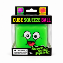 Antistresinis squishy kubas, minkštas sensorinis žaislas - žalias