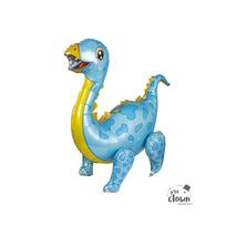 Folinis balionas "Melsvas dinozauras" 69*66cm – vaikiška šventės dekoracija