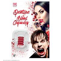 Vampyro dantys ir 4 kraujo kapsulės