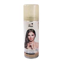 Purškiamas plaukų lakas - blizgučiai auksiniai 125 ml