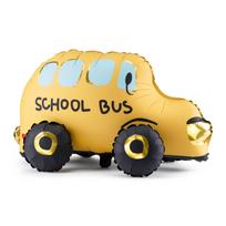 Folinis pastatomas balionas "Mokyklinis autobusas" 66*36 cm