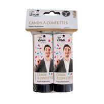 Konfeti patranka su spalvotais lapeliais 11 cm 2 vnt