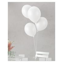 Balionai 30 cm balti 10 vnt