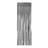 Folinė užuolaida „Lietutis“ – sidabrinė, 1 x 2,4 m | Šventinė dekoracija