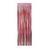 Folinė užuolaida „Lietutis“ – tamsiai rausva, 1 x 2,4 m