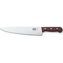 Victorinox Wood virtuvės šefo peilis 22 cm, nerūdijančio plieno ašmenys, medinė rankena, rudas (5.2000.22G)