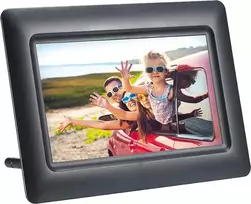 AGFAPHOTO Agfa Photo LED HD 7 Digital Photo Frame with Clock and Calendar APF700 Black