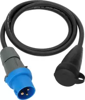 Brennenstuhl CEE Adapter Cable 230V 16A 1,5m Schuko Coupling IP44 Black/Blue