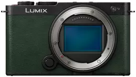 Panasonic Lumix DC-S9E-G 24,2MP pilno kadro veidrodinis fotoaparatas su 6K vaizdo įrašu, 5 ašių IBIS, L-Mount, tamsiai alyvuoginis