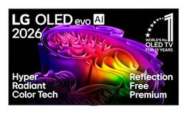 LG OLED83G67LW 83 colių OLED evo Gallery Edition 4K Smart TV su α9 Gen5 AI procesoriumi, 120Hz, Dolby Vision IQ, Dolby Atmos, webOS 22, G-Sync/FreeSync, sieninis laikiklis komplekte