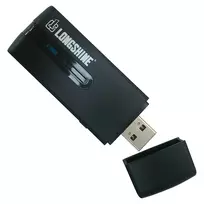 Longshine LCS-8133 belaidis adapteris, USB 3.0, 300Mbit/s, 2,4GHz, 802.11n, mini USB raktas, juodos spalvos