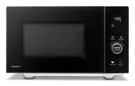 Medion MD 12041 4-in-1 mikrobangų krosnelė su griliu, konvekcija ir atšildymu, 25L, 900W, juoda/nerūdijantis plienas 50076276