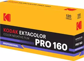 Kodak Ektacolor Pro 160 120 fotoaparato juosta, 5 vienetų paketas