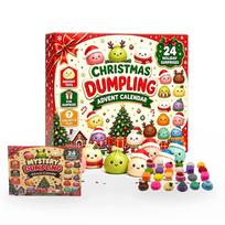 Christmas Dumpling Advento kalendorius su 24 squishy žaisliukais,