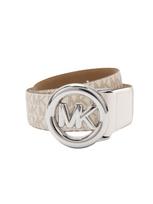 MICHAEL Michael Kors Diržas tamsiai ruda / sidabrinė / vilnos balta
