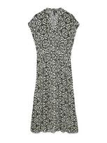 VERO MODA Palaidinės tipo suknelė 'VMMENNY' smėlio spalva / juoda / balta