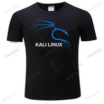 many loose tshirts Kali Linux Tees - Popular Tagless T-Shirt men cotton tee-shirts summer brand t shirt size drop shipping 4XL black