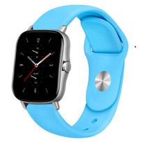 20mm/22mm Watch straps For Amazfit GTS 4/3/2/2e/Mini/GTR 42mm/GTR 4/3 Pro Silicone Bracelet Amazfit helio/balance 2 bip 5 6 band 20mm pilka spalva