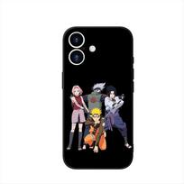 Dėklas Samsung Galaxy S25 S23 S22 S24 FE Ultra Plus A56 A05 A06 A15 A16 A57 S7 Edge dėklui Haruno Sakura Narutos Kakashi Sasuke Galaxy S25+ gray