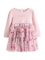 Baker by Ted Baker Suknelė mėlyna dūmų spalva / oranžinė / rožinė / rožių spalva