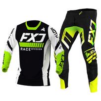 motokroso pavarų komplektas vaikams 4 5 6 7 8 9 10 11 12 13 metų Jaunimas vaikas Motociklas berniukas Mergaitė Jersey Pant Kits lenktyninis kostiumas Visureigis Enduro MX MTB L-24 black