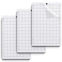 3/5Pcs Standard Grip Cutting Mat Silhouette Portrait Cutting Pad Standard Adhesive Quilted Cutting Pad  (Sizes: 8inX12in) white