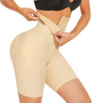 High-end Body Shaping Hip-lifting Pants with Hip Pads, Big Buttocks and Hips, High-waisted Waist and Abdomen Thighs Shaping Pants L smėlis