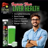 GLOWSIK Liver Detox Effervescent Tablets | Liver Detox Supplement | Plant Based Liver Support Supplement | Drop, Dissolve, Fizz, Drink | 400mg Mi