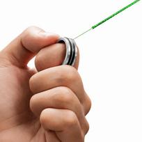 2PCS Lightweight Fishing Line Puller Ring Aluminum Alloy Fishing Line Dragger Tool  for Tying Knots sidabras