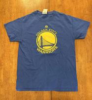 Golden State Warriors Majestic Mens Kids T Shirt Small NBA Basketball 130 gray