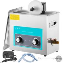 SIHAO Ultrasonic Vinyl Record Cleaner 6L Knob Mini Portable Washing Machine Ultrasound Dishwasher Contact Lenses Dental Jewelry 220V-240V EU Plug