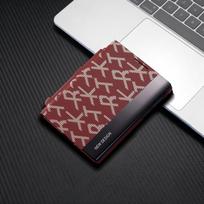 Luxury Business Flip Printed Pen Slot Phone Case for Samsung Galaxy Z Fold8 Fold 8 Hinge Protection Shockproof Book Stand Cover Galaxy Z Fold 8 raudona