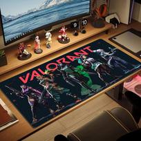 Valorant Color Mouse Pad Large Gaming Table Cushion Non-slip Laptop Tablet Big Mousepad XXL Mat Mini PC Playmat With Lock edge 40cmx90cm(15.7x35.4inch)