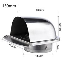 100/150mm Exterior Wall Air Vent Anti-bird And Rat Ducting Ventilation Grilles  Vent Outlet Cover 150mm