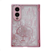 For Samsung Galaxy Z Fold 8 5G Case Electroplating With Screen Glass Cases For ZFold 8 Fold8 Hinge Protection Cover Galaxy Z Fold 8