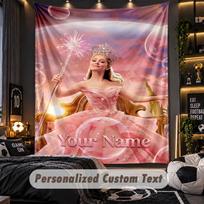 Personalized Wall Tapestry,Ariana Grande Custom Printed Name, Fabric Wall Art For Indoor Room Backdrop 130cmx150cm