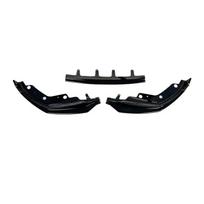 For BMW 3 Series G20 G21 M-Pack 320i 330i M340i XDrive - Front Bumper Tuning Spoiler Trim Styling Kits Lip Chin Splitter Gloss Black black