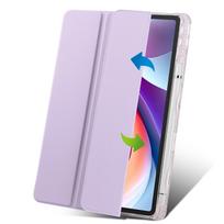 For Lenovo Idea Tab 11'' Case Tb336fu with Pen Holder Tri-Fold Stand Clear Acrylic Hard Funda For Xiaoxin Pad Tablet Cover Lenovo Idea Tab 11in violetinė