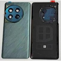Glass Back Cover Housing For OnePlus 12 Battery  Rear Panel Case Camera  Lens Replacement žalia