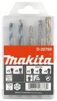 Grąžtų komplektas Makita D-20769, medienai/metalas, hss-tin, hex 1/4, 5 mm